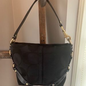 Authentic Mini Coach shoulder bag
